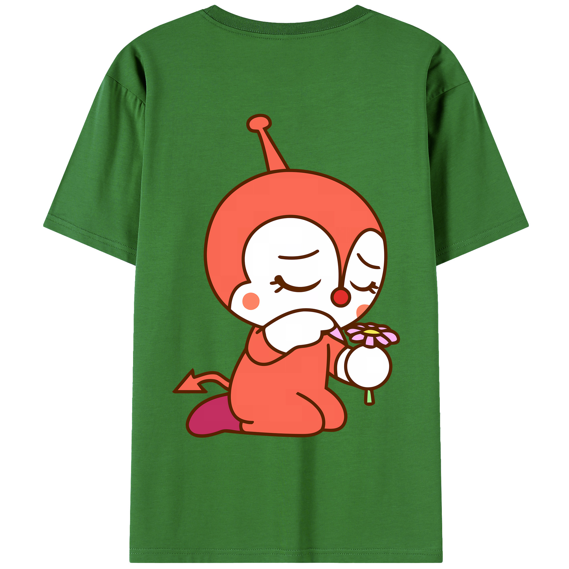 （画像用） アンパンマン Anpanman レディース半袖Tシャツ(バックプリント)